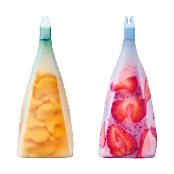 OXO Tot Bewaarzakken - 2 Pack - Silicone - Opal & Dusk