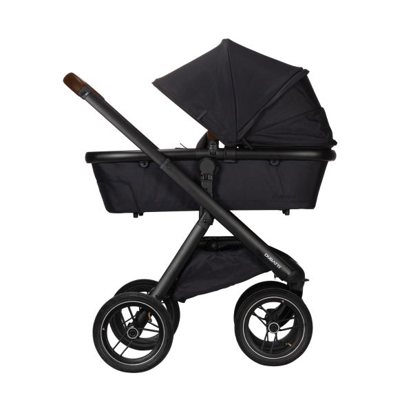 Dubatti One E5 Kinderwagen 2-in-1 Black Frame Black/Dark Brown