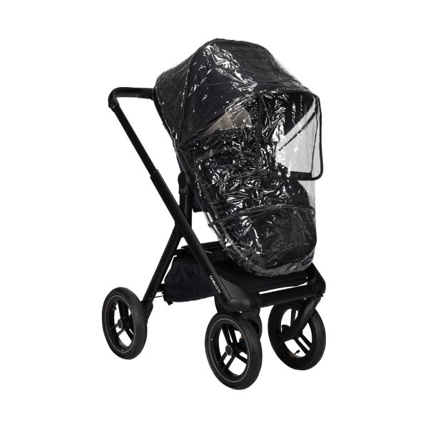 Dubatti One E5 Kinderwagen 2-in-1 Black Frame Black/Black Dubatti One E5 Kinderwagen 2-in-1 Black Frame Black/Black