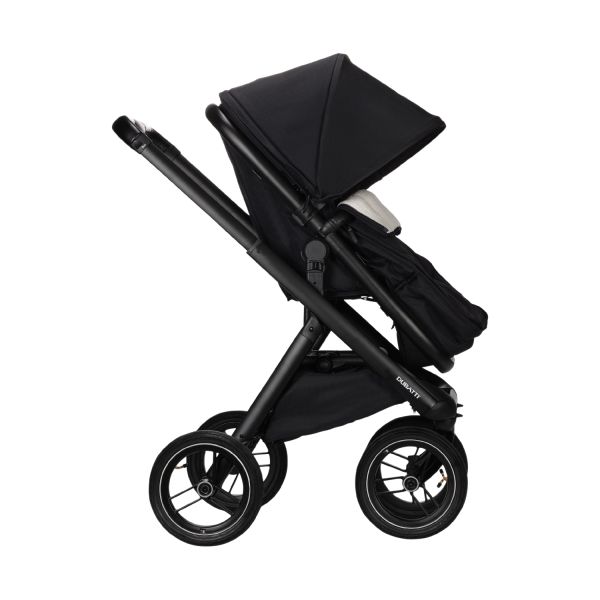 Dubatti One E5 Kinderwagen 2-in-1 Black Frame Black/Black Dubatti One E5 Kinderwagen 2-in-1 Black Frame Black/Black