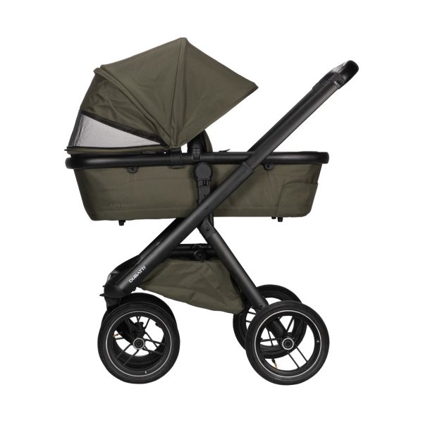 Dubatti One E5 Kinderwagen 2-in-1 Green Frame Black/Black Dubatti One E5 Kinderwagen 2-in-1 Green Frame Black/Black