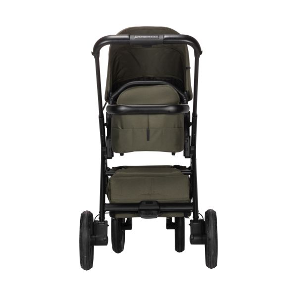 Dubatti One E5 Kinderwagen 2-in-1 Green Frame Black/Black Dubatti One E5 Kinderwagen 2-in-1 Green Frame Black/Black