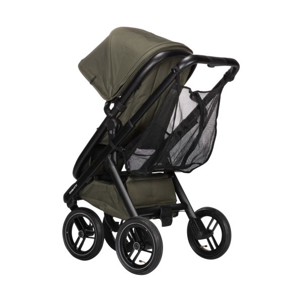Dubatti One E5 Kinderwagen 2-in-1 Green Frame Black/Black Dubatti One E5 Kinderwagen 2-in-1 Green Frame Black/Black