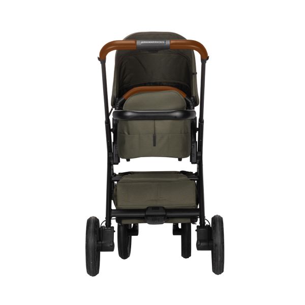 Dubatti One E5 Kinderwagen 2-in-1 Green Frame Black/Cognac Dubatti One E5 Kinderwagen 2-in-1 Green Frame Black/Cognac
