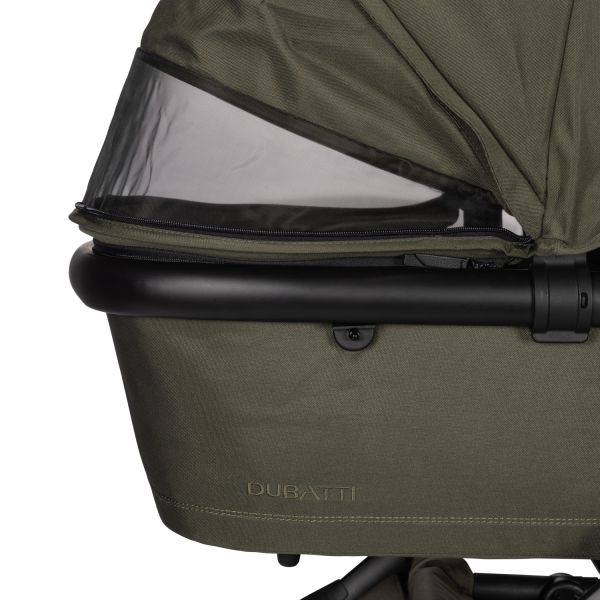 Dubatti One E5 Kinderwagen 2-in-1 Green Frame Black/Cognac Dubatti One E5 Kinderwagen 2-in-1 Green Frame Black/Cognac