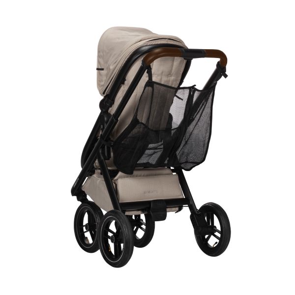 Dubatti One E5 Kinderwagen 2-in-1 Sand Frame Black/Dark Brown