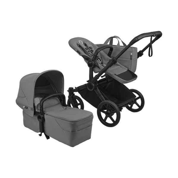 Bugaboo Donkey 6 Single Kinderwagen 2-in-1 - Renew - Black/Moon Grey Bugaboo Donkey 6 Single Kinderwagen 2-in-1 - Renew - Black/Moon Grey