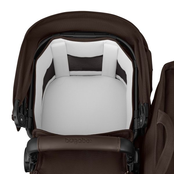 Bugaboo Donkey 6 Single Kinderwagen 2-in-1 - Renew - Black/Cocoa Brown Bugaboo Donkey 6 Single Kinderwagen 2-in-1 - Renew - Black/Cocoa Brown