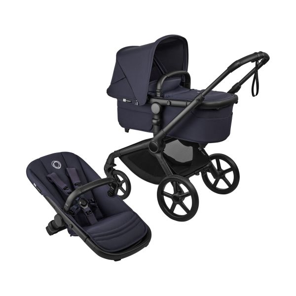 Bugaboo Fox 5 Renew Complete Kinderwagen - Black / Deep Indigo / Deep Indigo Bugaboo Fox 5 Renew Complete Kinderwagen - Black / Deep Indigo / Deep Indigo