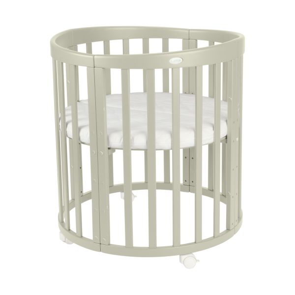 Waldin Oval Combibed 7‑in‑1 - Olive inclusief matras Waldin Oval Combibed 7‑in‑1 - Olive inclusief matras