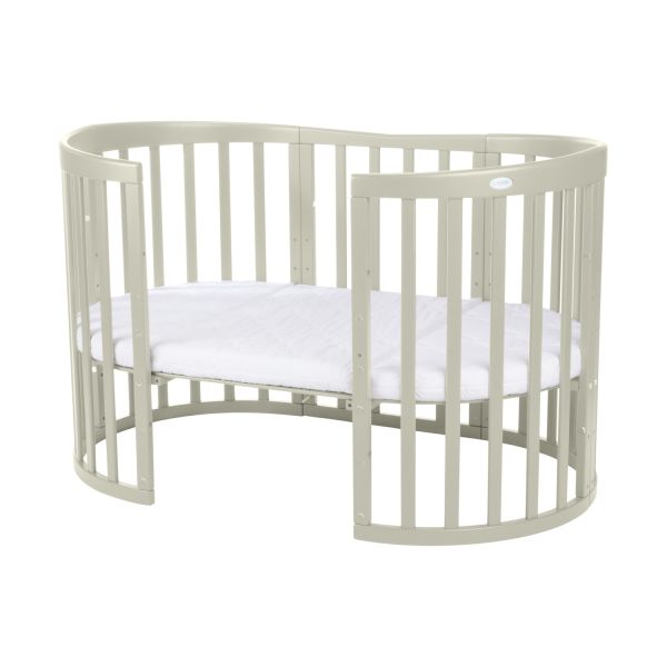 Waldin Oval Combibed 7‑in‑1 - Olive inclusief matras Waldin Oval Combibed 7‑in‑1 - Olive inclusief matras