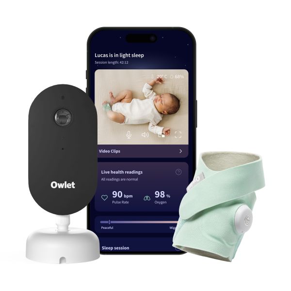 Owlet Dream Sock & Dream Sight Camera - Mint 