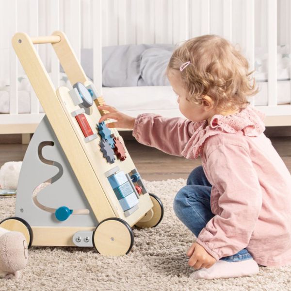 Pinolino Activity Baby Walker Titus - Grey Pinolino Activity Baby Walker Titus - Grey