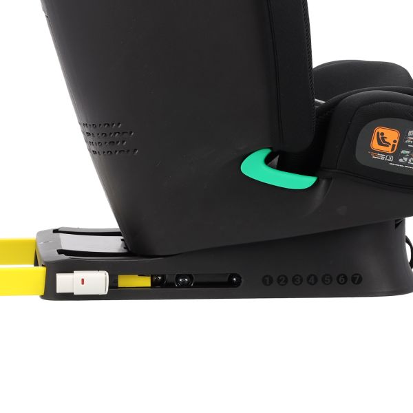 Puck Autostoel JILL-black Isofix Groep 1/2/3 (76-150 cm)