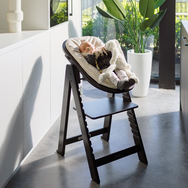 Kidsmill Newborn Frame Up! E6 + Verstelbare Adapter - Beuken - Zwart