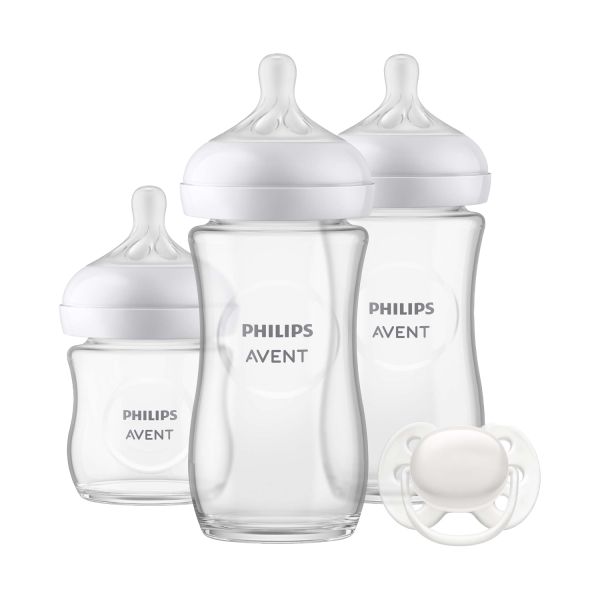 Philips Avent Basic Starterset Glas Natural Response 4-delig Philips Avent Basic Starterset Glas Natural Response 4-delig