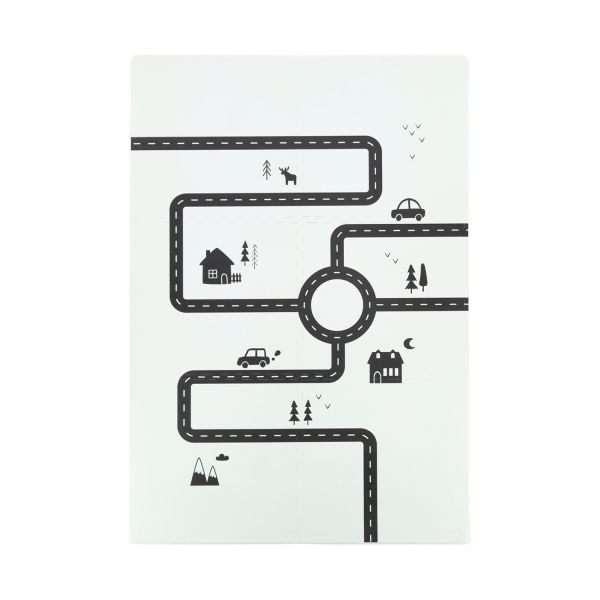 Puck Playmat Road - Sandy Black Puck Playmat Road - Sandy Black
