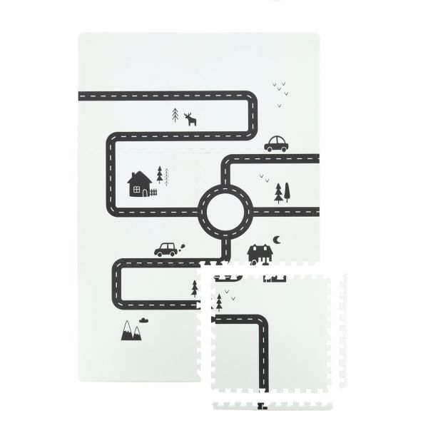 Puck Playmat Road - Sandy Black Puck Playmat Road - Sandy Black