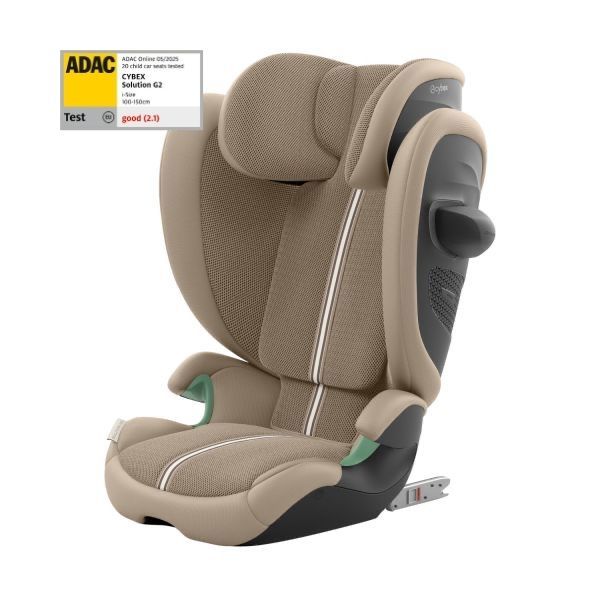 Cybex Solution G2 I-Fix Plus Autostoeltje - Almond Beige / Beige Cybex Solution G2 I-Fix Plus Autostoeltje - Almond Beige / Beige