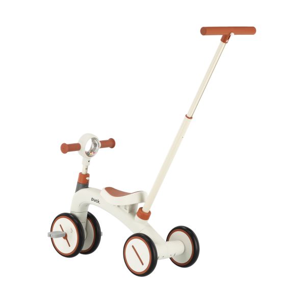 Puck 3-In-1 Driewieler - Wit/Bruin