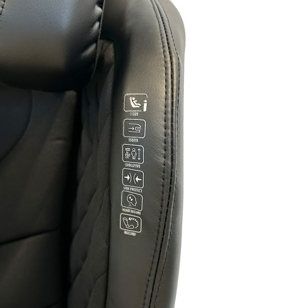 Puck Autostoel Enzo Leather Zwart I-size/Isofix