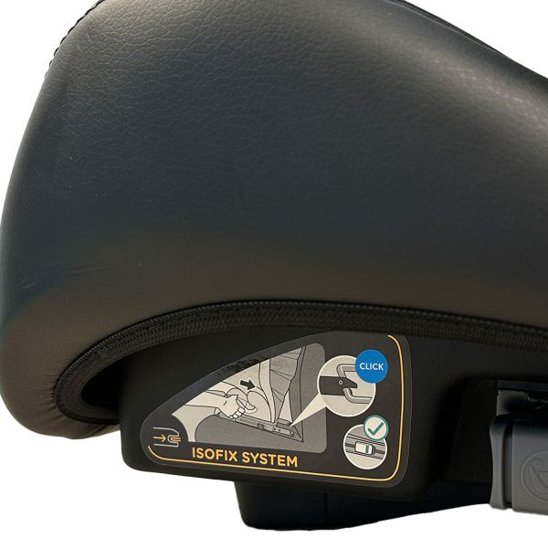 Puck Autostoel Enzo Leather Zwart I-size/Isofix