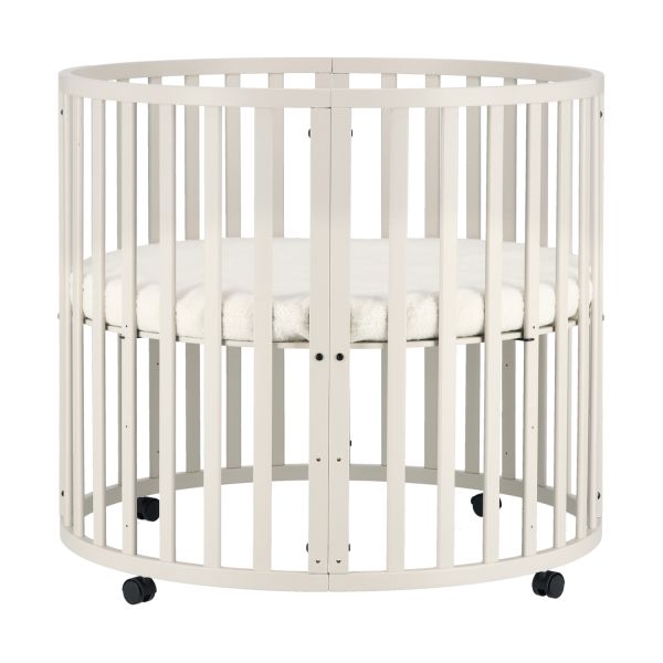 Puck Ronde Box - Oatmeal - Inclusief Matras Puck Ronde Box - Oatmeal - Inclusief Matras
