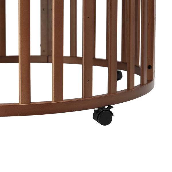 Puck Ronde Box - Walnoot Puck Ronde Box - Walnoot