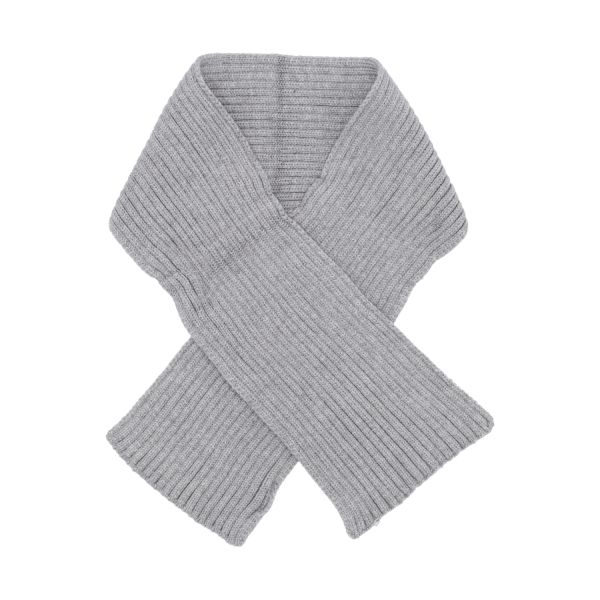 Puck Knit Sjaal - Light Grey Melange