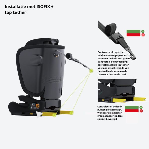 Puck JIM Autostoel - Black Puck JIM Autostoel - Black