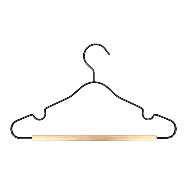 Puck Kledinghanger Metaal - Set van 6 - Zwart