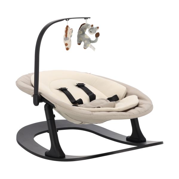 Qute Q-Sittle Eetstoel & Rocker - Full Black/Clay/Sand Qute Q-Sittle Eetstoel & Rocker - Full Black/Clay/Sand