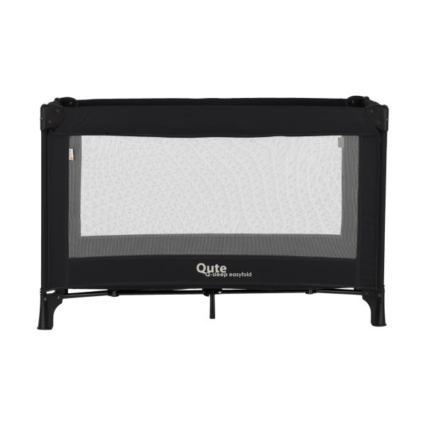 Qute Q-Sleep Campingbed Easyfold - Ebony Qute Q-Sleep Campingbed Easyfold - Ebony
