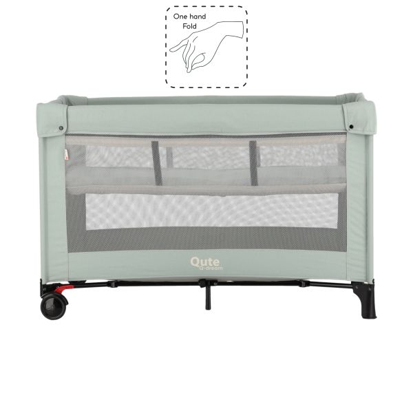 Qute Q-dream Campingbed easyfold green Qute Q-dream Campingbed easyfold green
