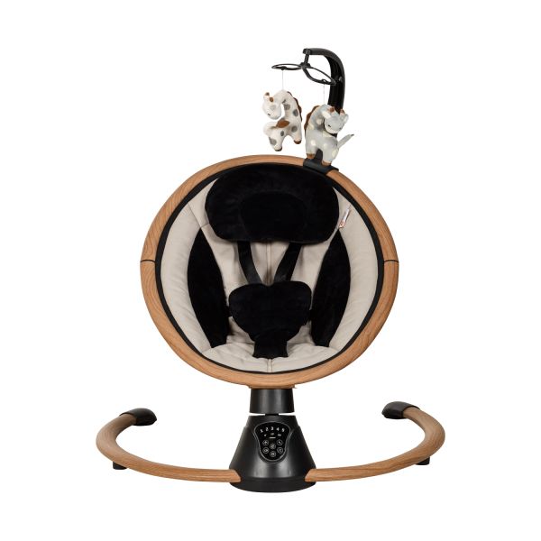 Qute Schommelstoel Q-Rocker Woody Sand Qute Schommelstoel Q-Rocker Woody Sand