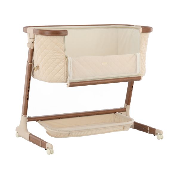 Qute Q-Wiggle Electric Co-Sleeper Cream - Hazel Qute Q-Wiggle Electric Co-Sleeper Cream - Hazel