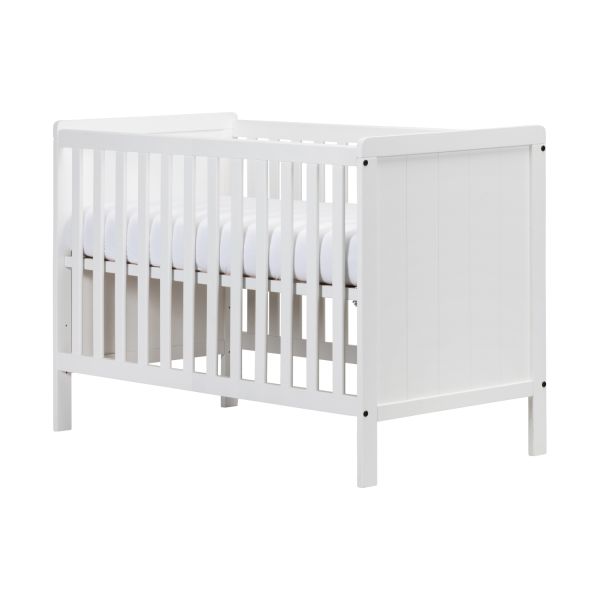 Europe Baby Ralph Ledikant 60 x 120 cm - Mat Wit Europe Baby Ralph Ledikant 60 x 120 cm - Mat Wit