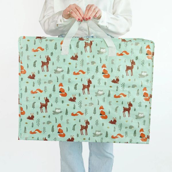 A Little Lovely Company XL Opbergtas - Forest Friends A Little Lovely Company XL Opbergtas - Forest Friends