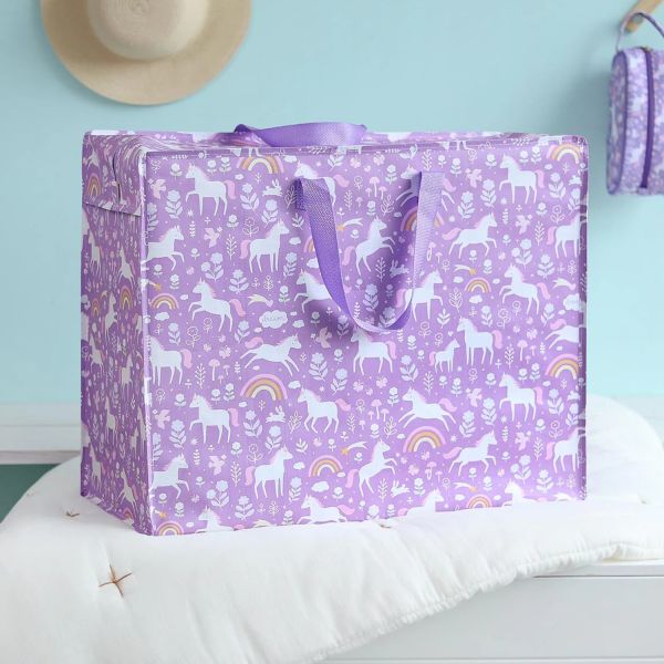A Little Lovely Company XL Opbergtas - Unicorn Dreams A Little Lovely Company XL Opbergtas - Unicorn Dreams