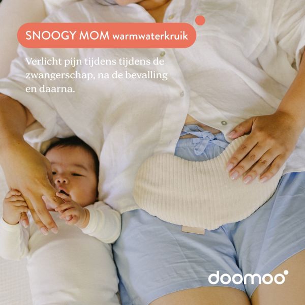 Doomoo Snoogy Mom Warmwaterkruik - Corduroy - Sand
