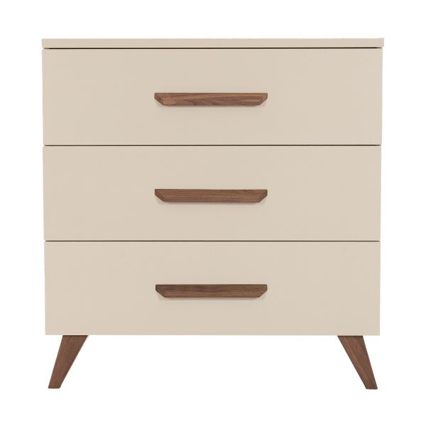 TWF Ledikant 60 x 120 - Commode 3 Laden - Hanglegkast XL 3 Deuren 2 Lade Salerno Walnoot TWF Ledikant 60 x 120 - Commode 3 Laden - Hanglegkast XL 3 Deuren 2 Lade Salerno Walnoot