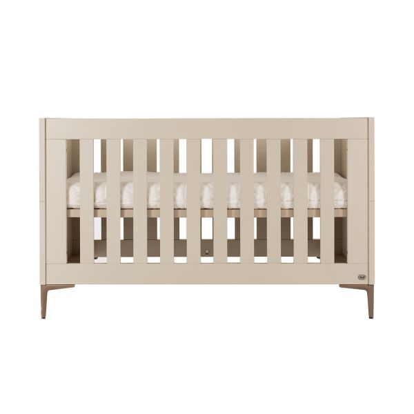 TWF Ledikant 70 x 140 - Commode 3 Laden - Hanglegkast XL 3 Deuren 2 Lade Salerno Metaal