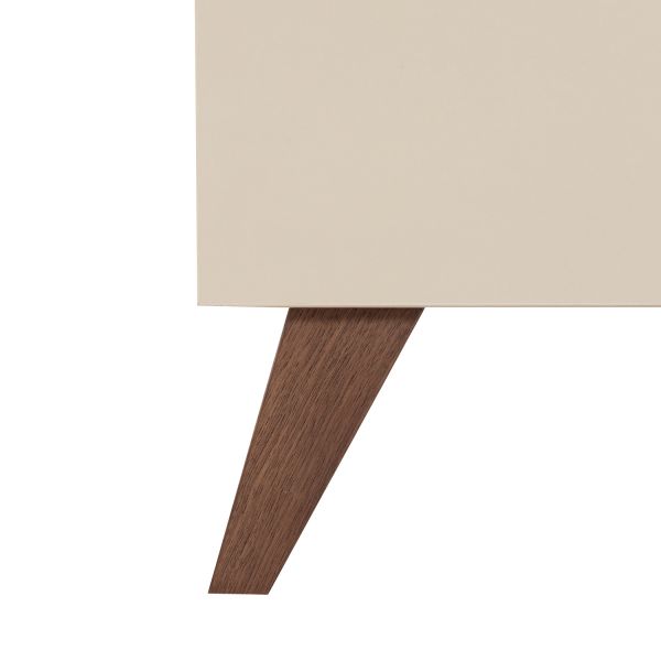 TWF Ledikant 60 x 120 - Commode 3 Laden - Hanglegkast XL 3 Deuren 2 Lade Salerno Walnoot TWF Ledikant 60 x 120 - Commode 3 Laden - Hanglegkast XL 3 Deuren 2 Lade Salerno Walnoot