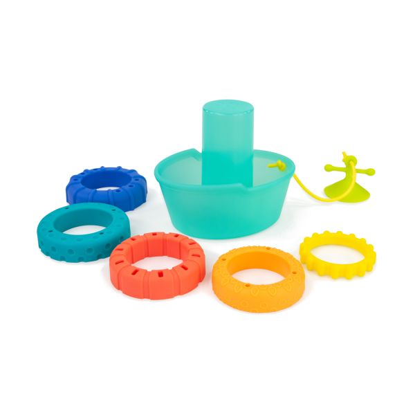 Sassy Stackin'Ship Tub Toy