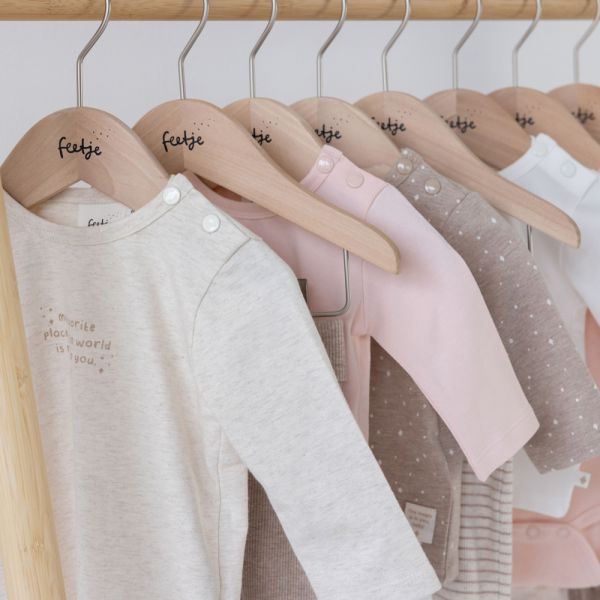 Feetje Boxpak Met Voet Print The Magic Is In You Taupe Melange 44