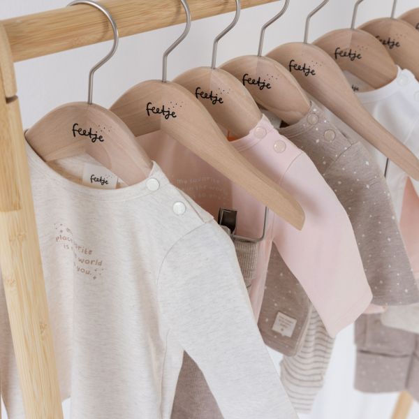 Feetje Boxpak Met Voet Print The Magic Is In You Taupe Melange 44