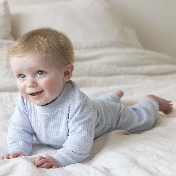 Feetje Wafelpyjama - Maat 86 - Babyblue Feetje Wafelpyjama - Maat 86 - Babyblue