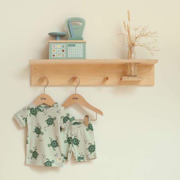 Feetje Premium Summerwear Shortama - Timmy Turtle - Mt. 74 - Mint