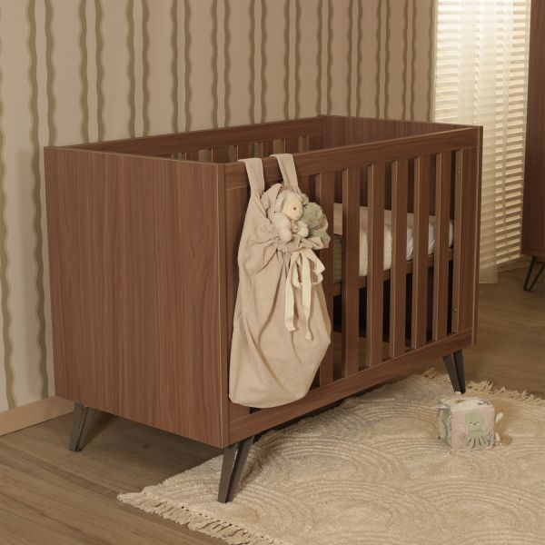 Interbaby Ledikant 70x140 - Commode - Hanglegkast Jersey Interbaby Ledikant 70x140 - Commode - Hanglegkast Jersey