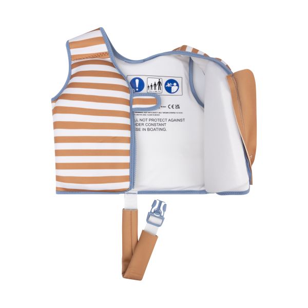 Swim Essentials Zwemvest - 2-3 Jaar - Brown Stripes Swim Essentials Zwemvest - 2-3 Jaar - Brown Stripes
